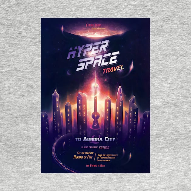 Space Travel Poster by BethsdaleArt